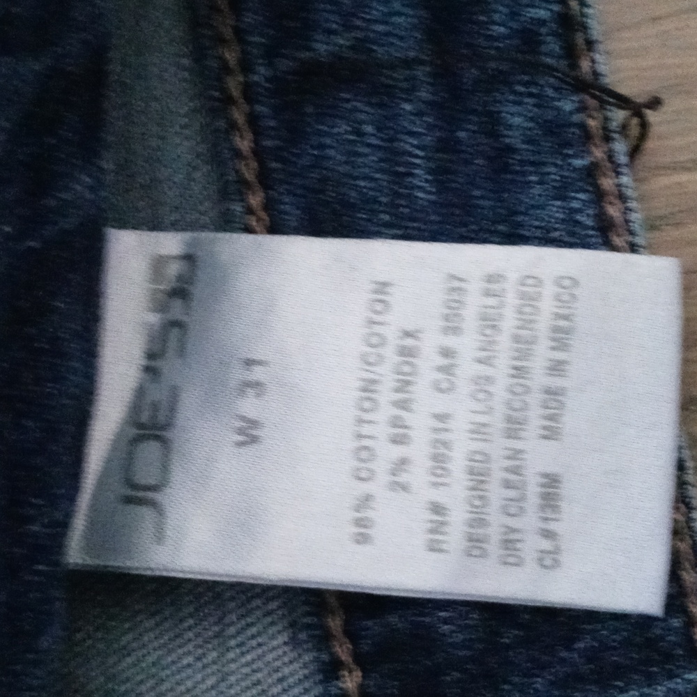 Joe Jeans sz 31 inseam 29 - Picture 4 of 5